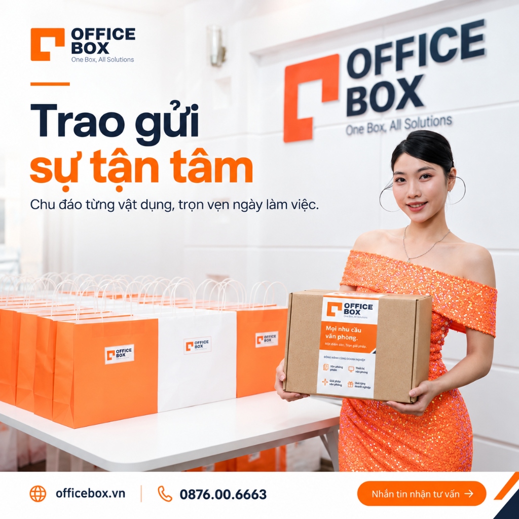 Trao gửi sự tận tâm - Giải pháp trọn gói văn phòng phẩm OfficeBox