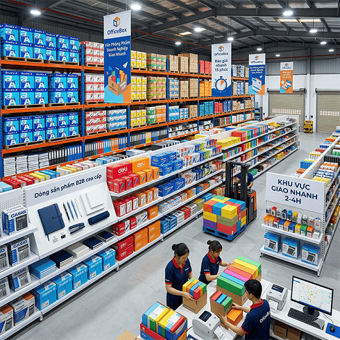 Dịch vụ cung ứng văn phòng phẩm doanh nghiệp OfficeBox tại Hà Nội