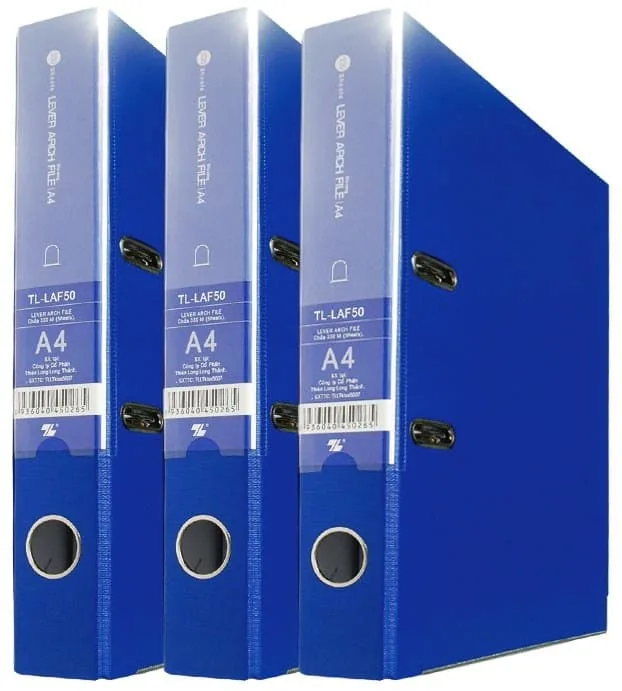 Bìa còng Thiên Long F4 5cm 1 mặt si